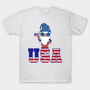 4th of july independent gnome T-Shirt